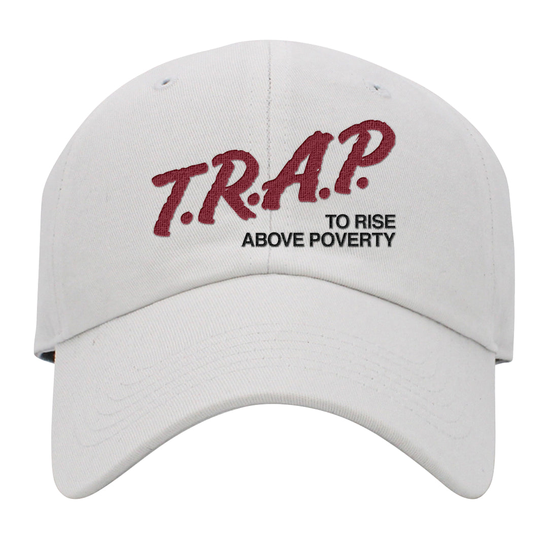 Adobe Low AF 1s Dad Hat | Trap To Rise Above Poverty, White