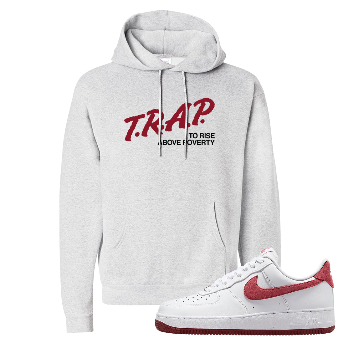 Adobe Low AF 1s Hoodie | Trap To Rise Above Poverty, Ash
