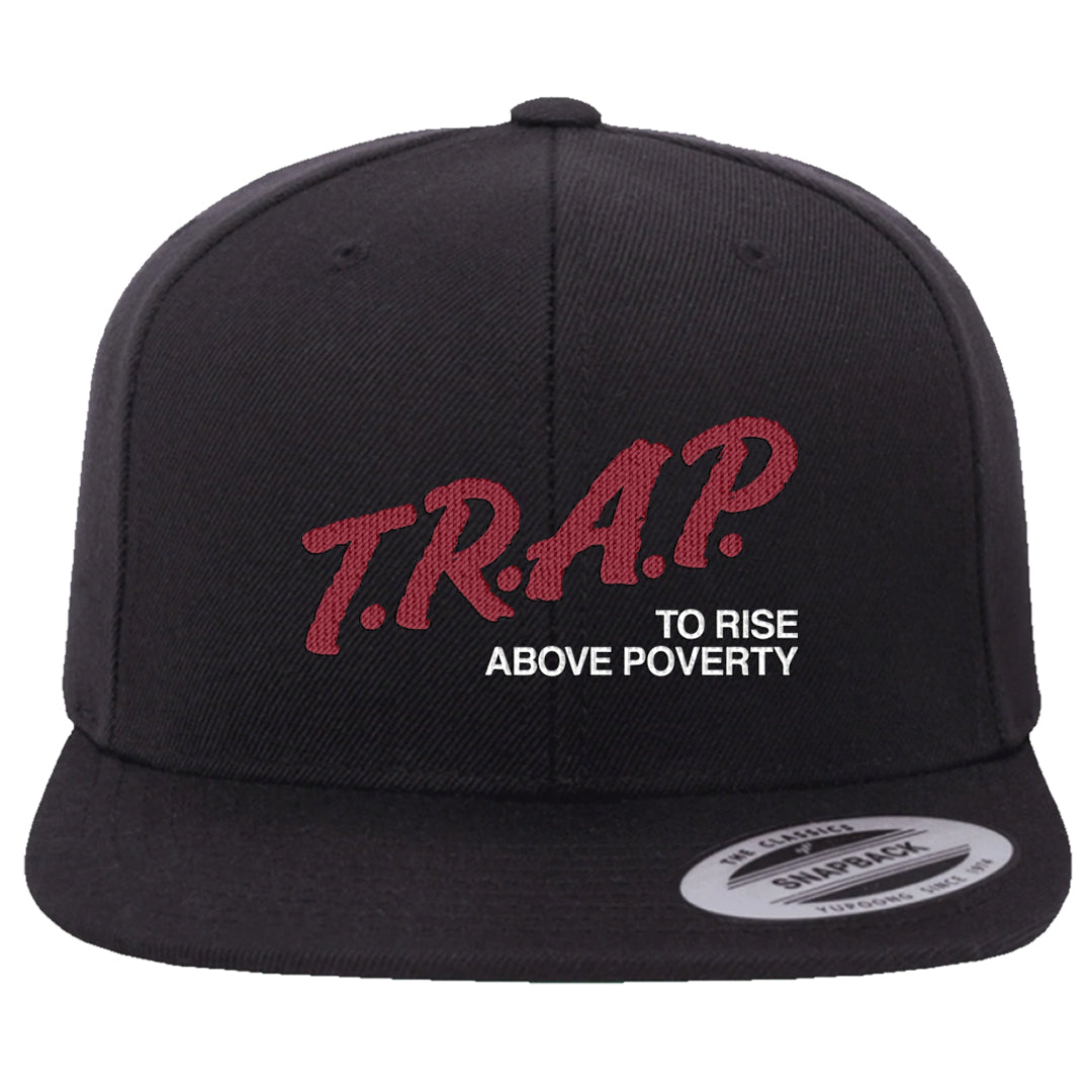 Adobe Low AF 1s Snapback Hat | Trap To Rise Above Poverty, Black