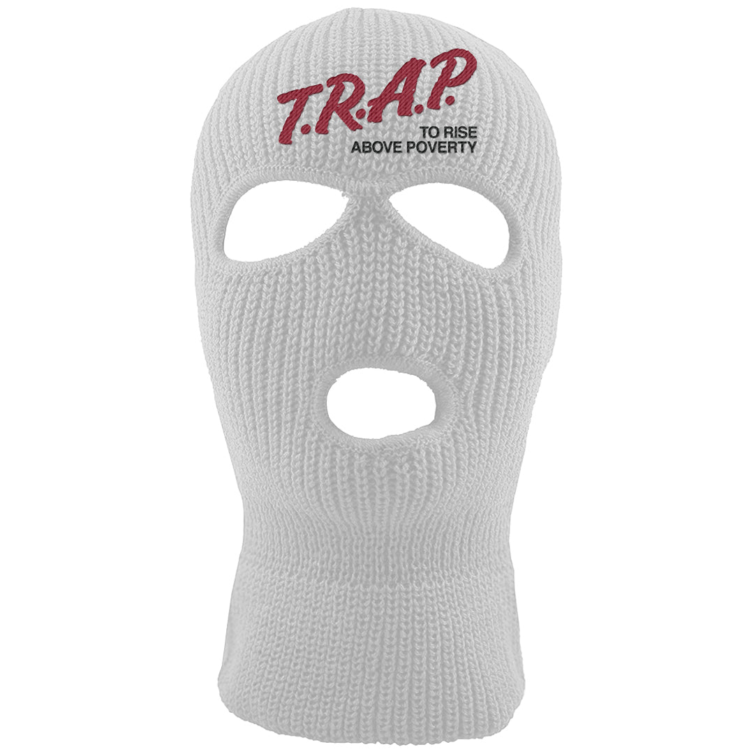 Adobe Low AF 1s Ski Mask | Trap To Rise Above Poverty, White
