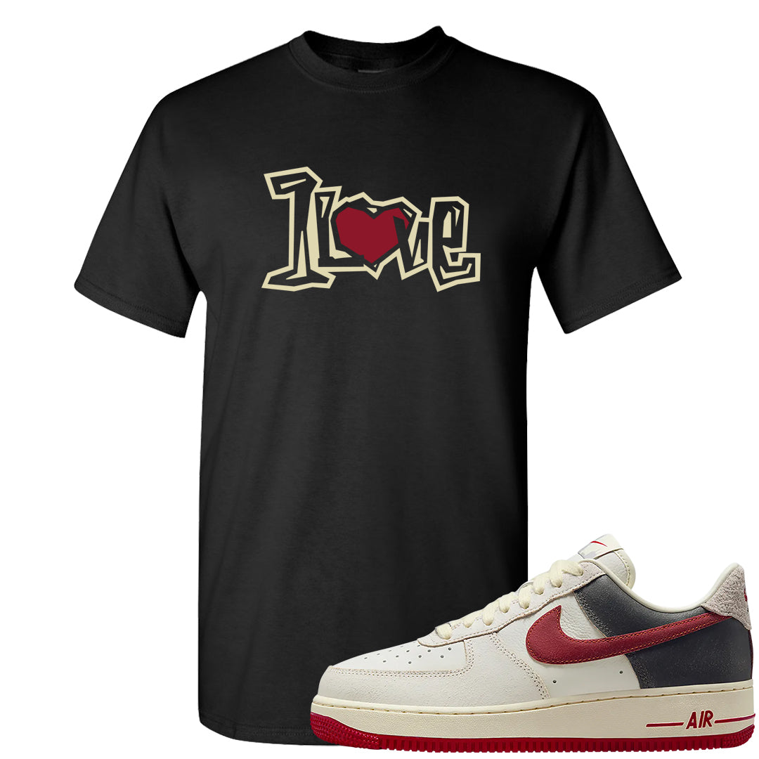 Chicago Low AF 1s T Shirt | 1 Love, Black