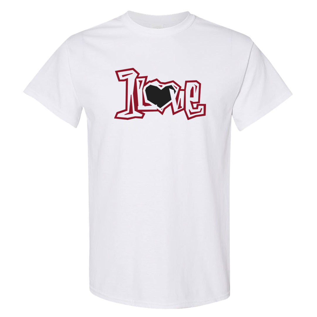 Chicago Low AF 1s T Shirt | 1 Love, White