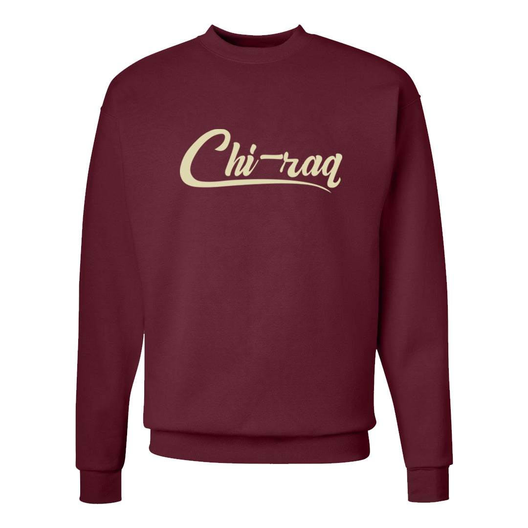 Chicago Low AF 1s Crewneck Sweatshirt | Chiraq, Cardinal