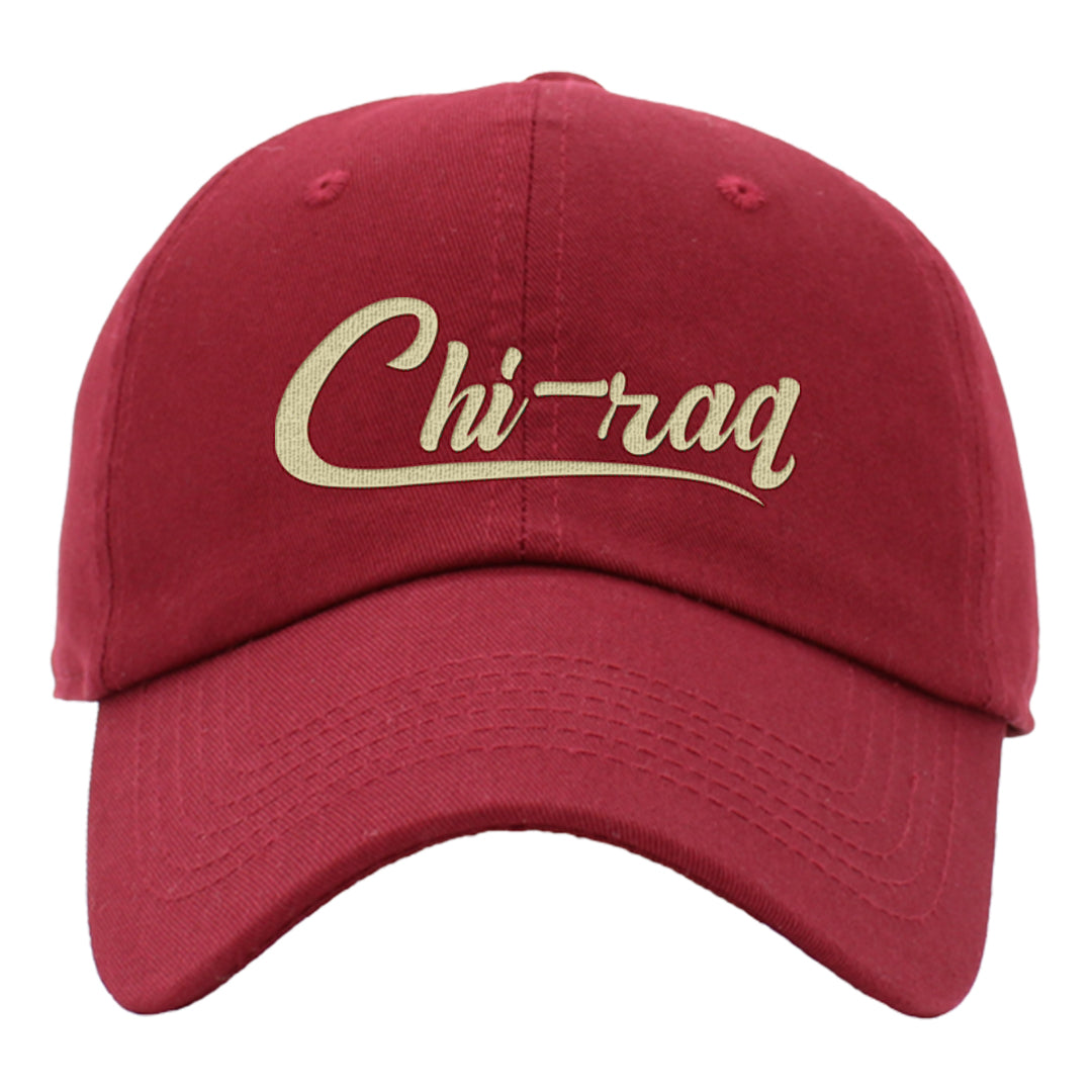 Chicago Low AF 1s Dad Hat | Chiraq, Burgundy