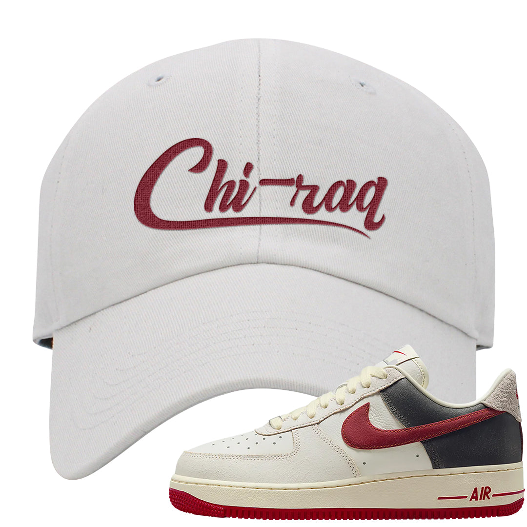 Chicago Low AF 1s Dad Hat | Chiraq, White