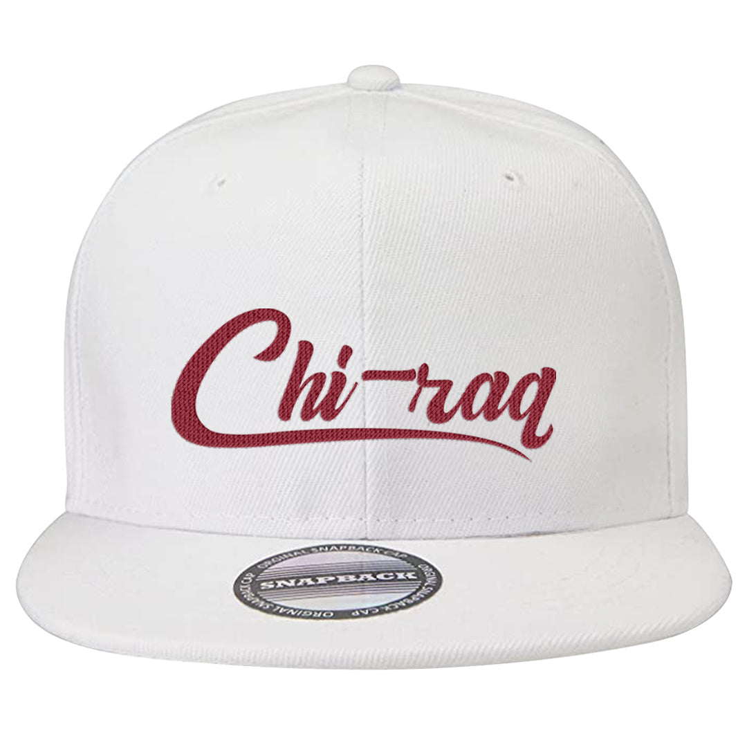 Chicago Low AF 1s Snapback Hat | Chiraq, White