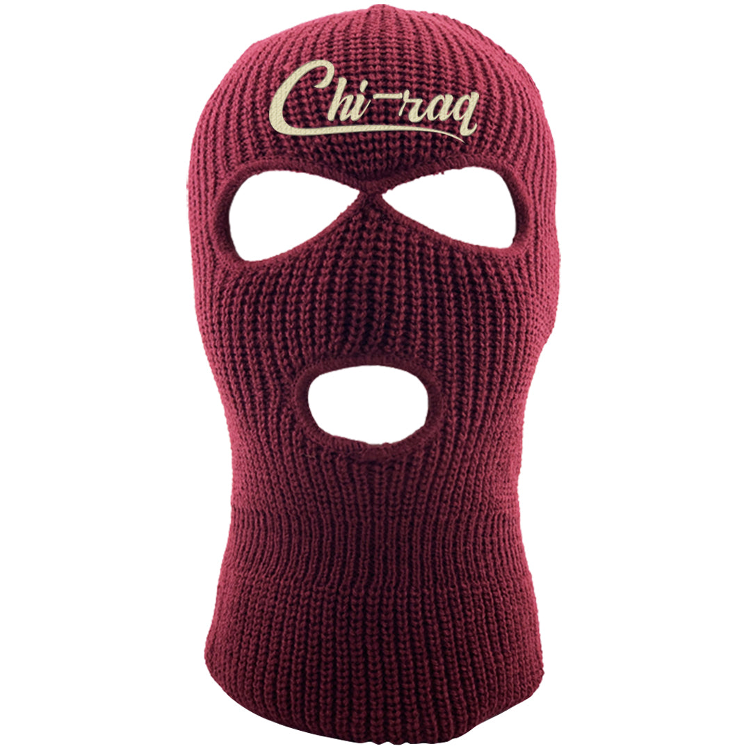 Chicago Low AF 1s Ski Mask | Chiraq, Burgundy
