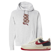 Chicago Low AF 1s Hoodie | Coiled Snake, Ash