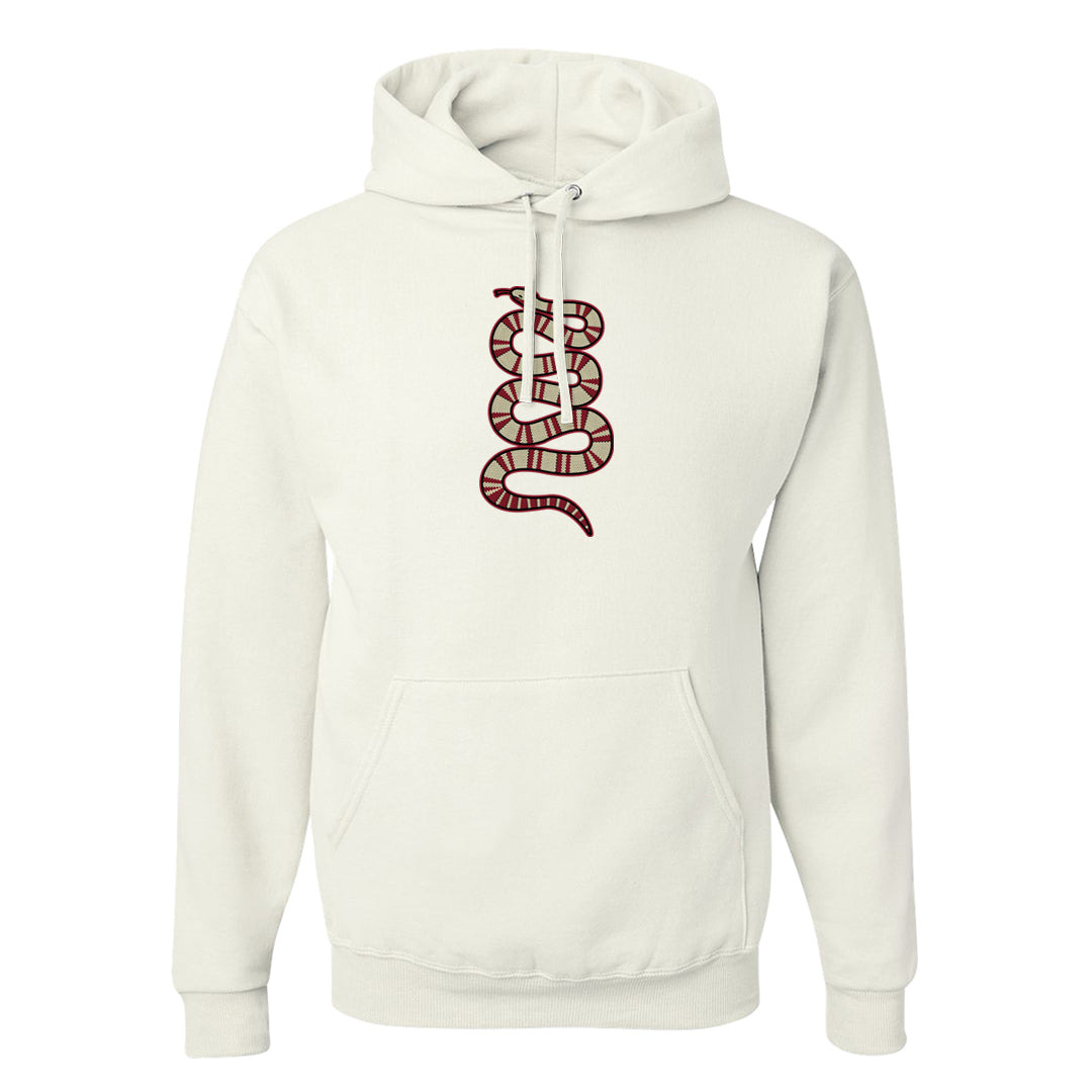 Chicago Low AF 1s Hoodie | Coiled Snake, White