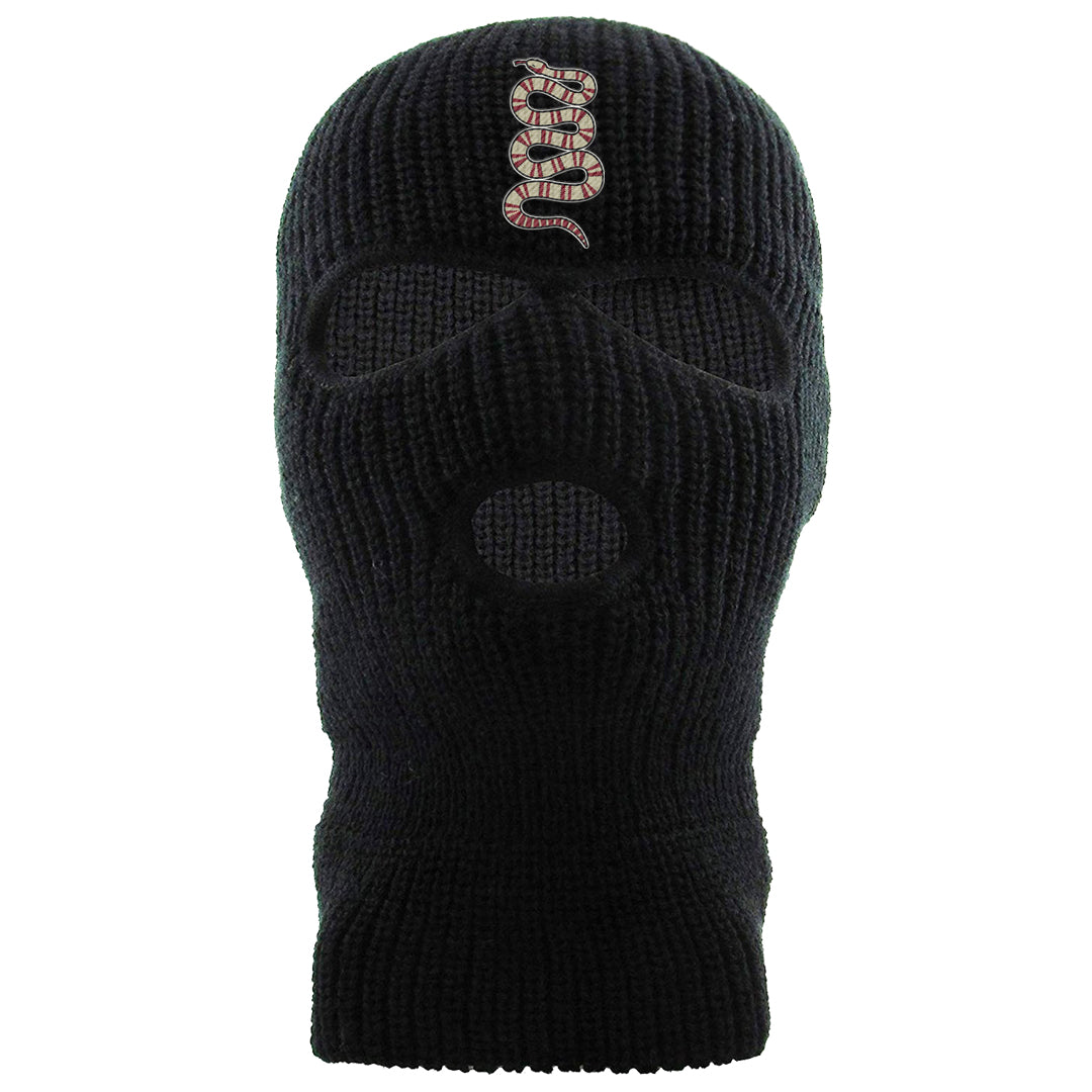 Chicago Low AF 1s Ski Mask | Coiled Snake, Black