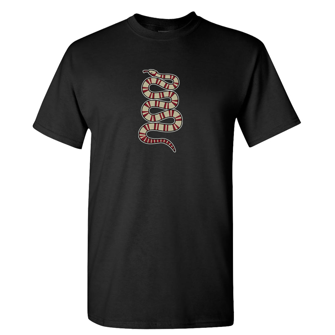Chicago Low AF 1s T Shirt | Coiled Snake, Black