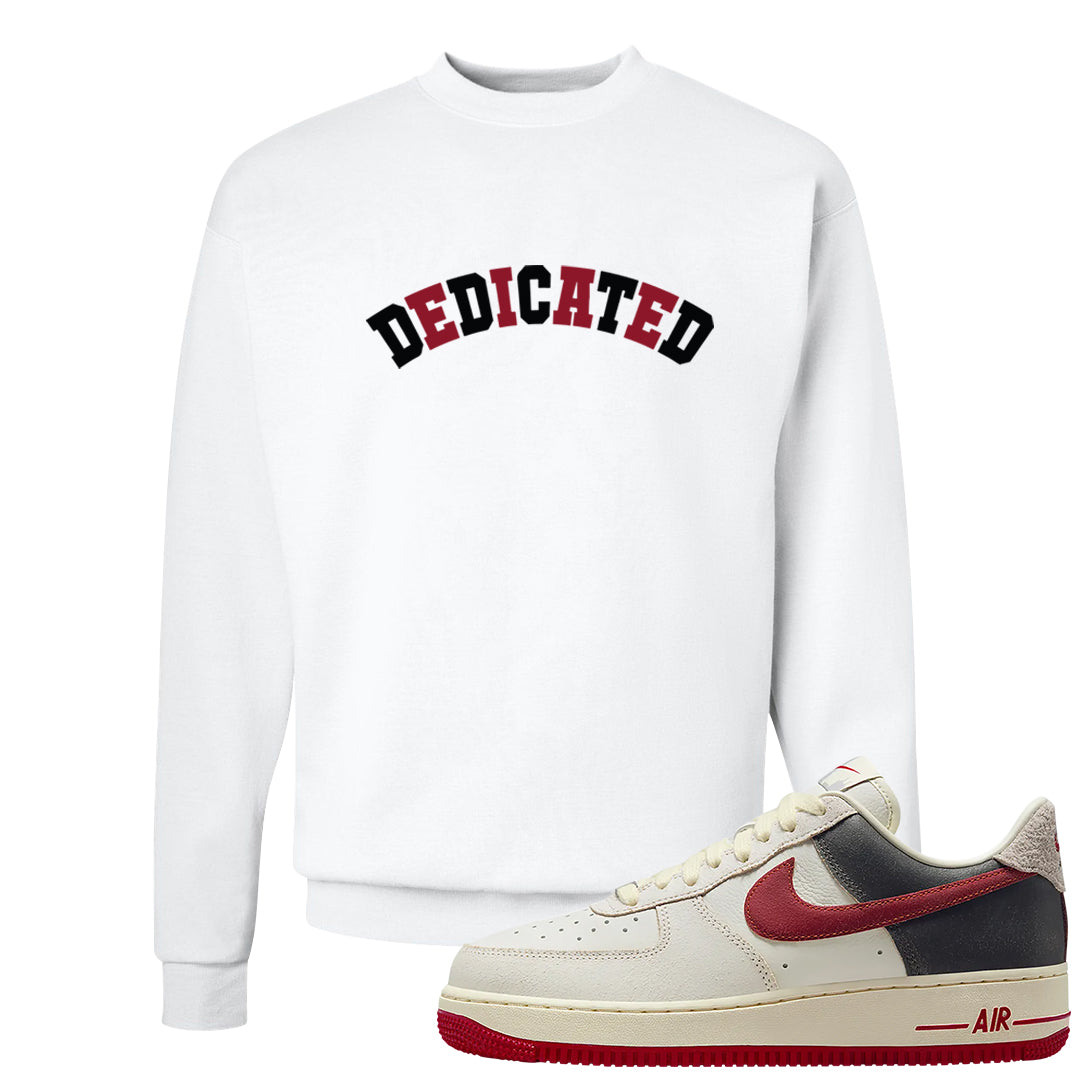 Chicago Low AF 1s Crewneck Sweatshirt | Dedicated, White