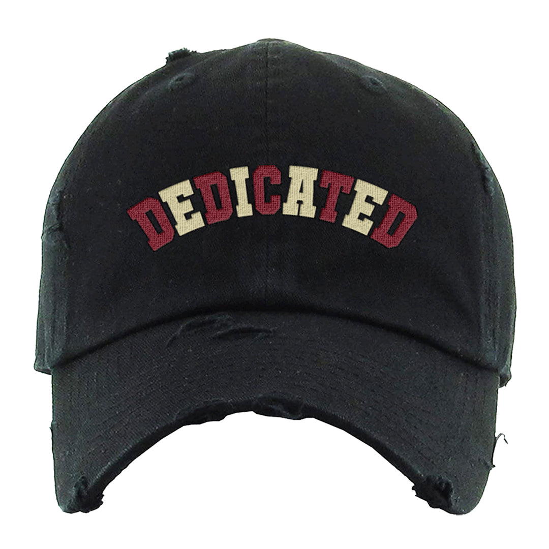 Chicago Low AF 1s Distressed Dad Hat | Dedicated, Black