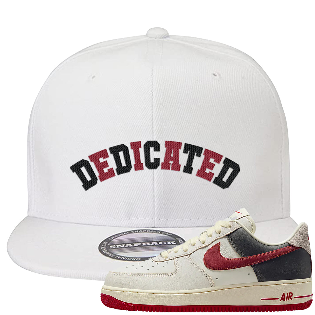 Chicago Low AF 1s Snapback Hat | Dedicated, White