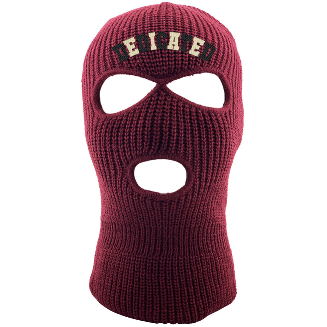 Chicago Low AF 1s Ski Mask | Dedicated, Burgundy