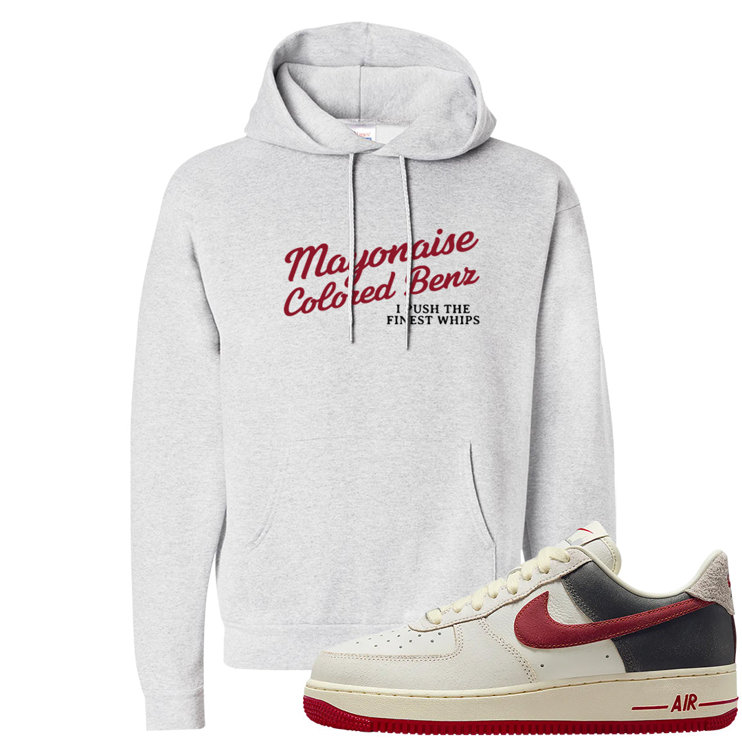 Chicago Low AF 1s Hoodie | Mayonaise Colored Benz, Ash
