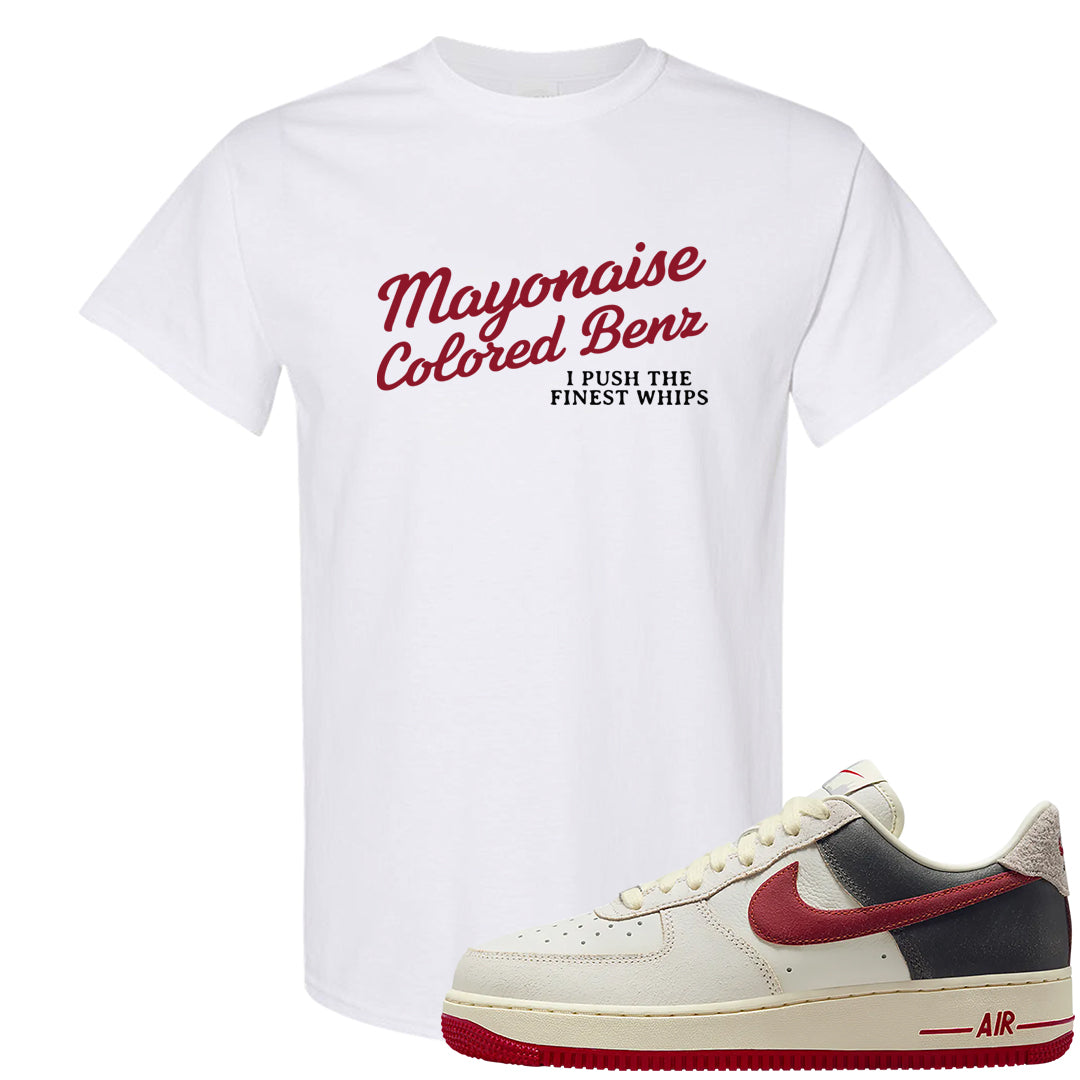 Chicago Low AF 1s T Shirt | Mayonaise Colored Benz, White