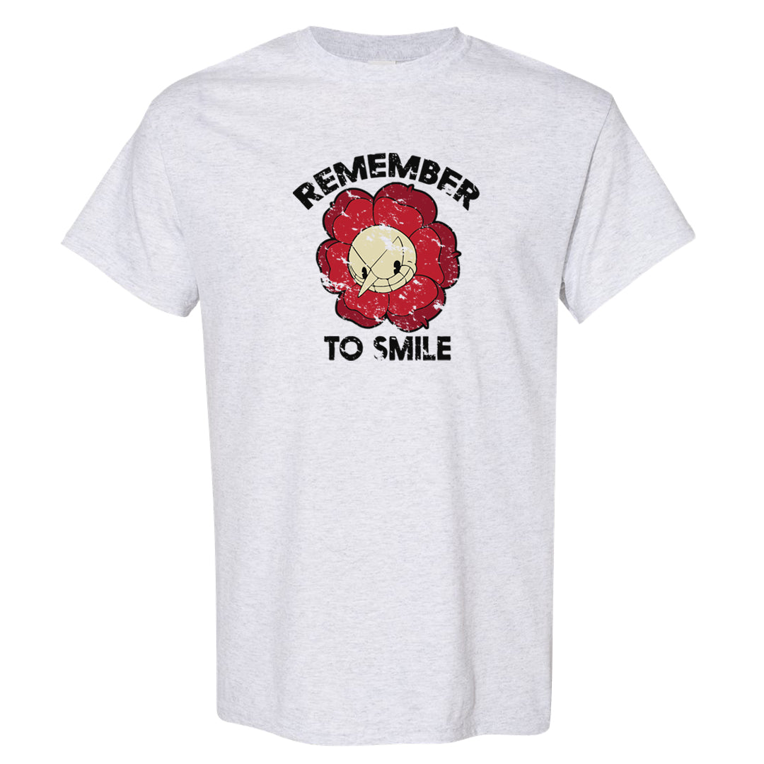 Chicago Low AF 1s T Shirt | Remember To Smile, Ash