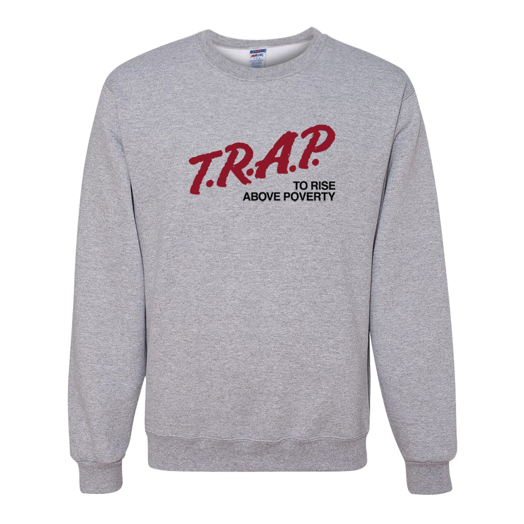 Chicago Low AF 1s Crewneck Sweatshirt | Trap To Rise Above Poverty, Ash