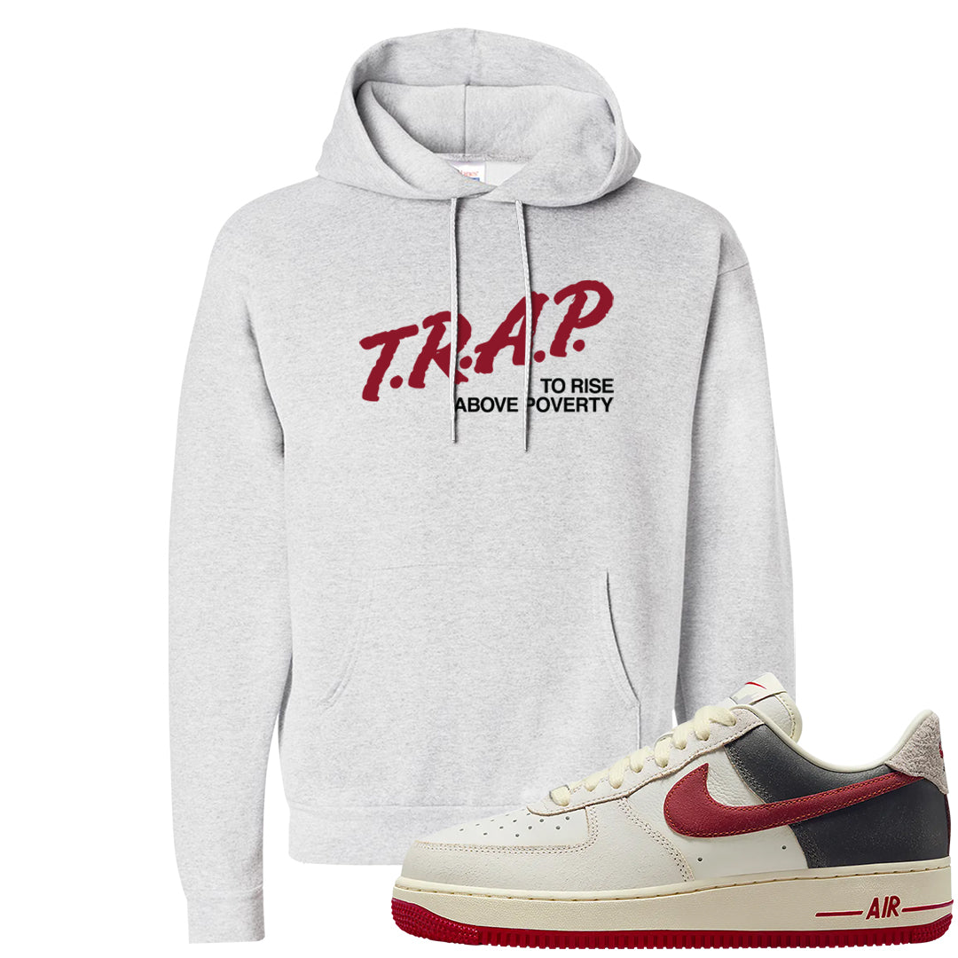 Chicago Low AF 1s Hoodie | Trap To Rise Above Poverty, Ash