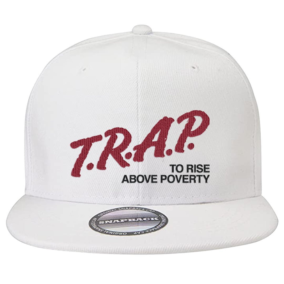 Chicago Low AF 1s Snapback Hat | Trap To Rise Above Poverty, White