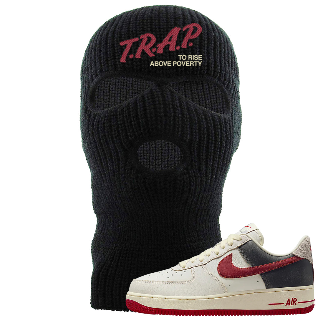 Chicago Low AF 1s Ski Mask | Trap To Rise Above Poverty, Black