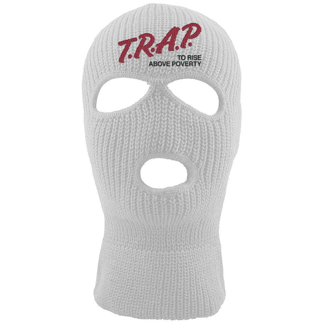 Chicago Low AF 1s Ski Mask | Trap To Rise Above Poverty, White