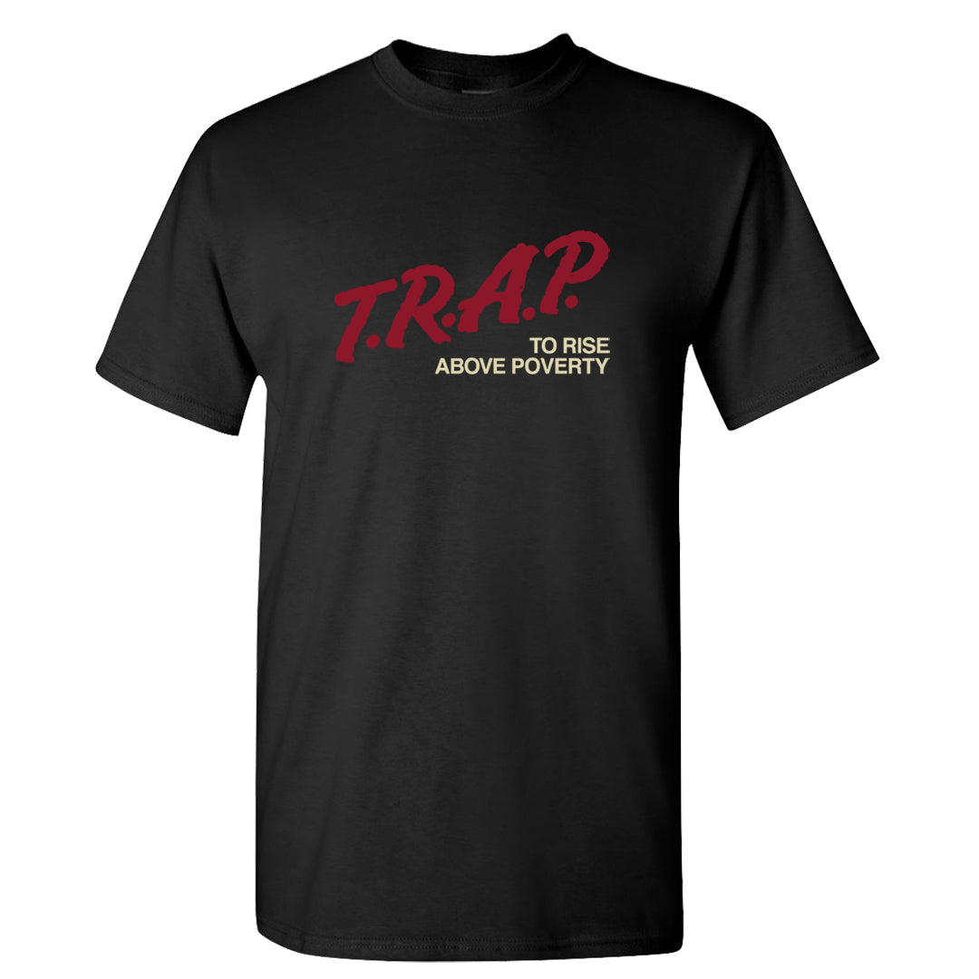 Chicago Low AF 1s T Shirt | Trap To Rise Above Poverty, Black