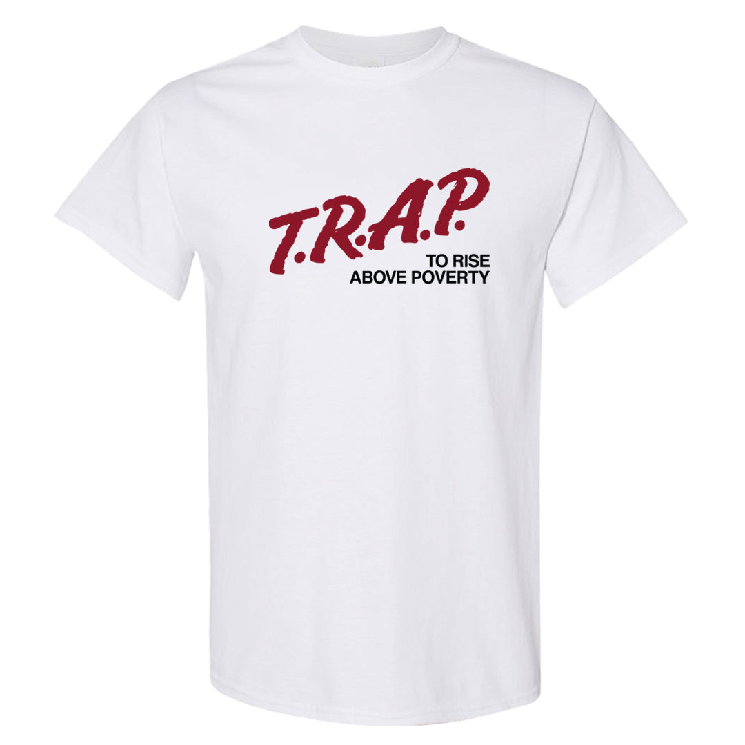 Chicago Low AF 1s T Shirt | Trap To Rise Above Poverty, White