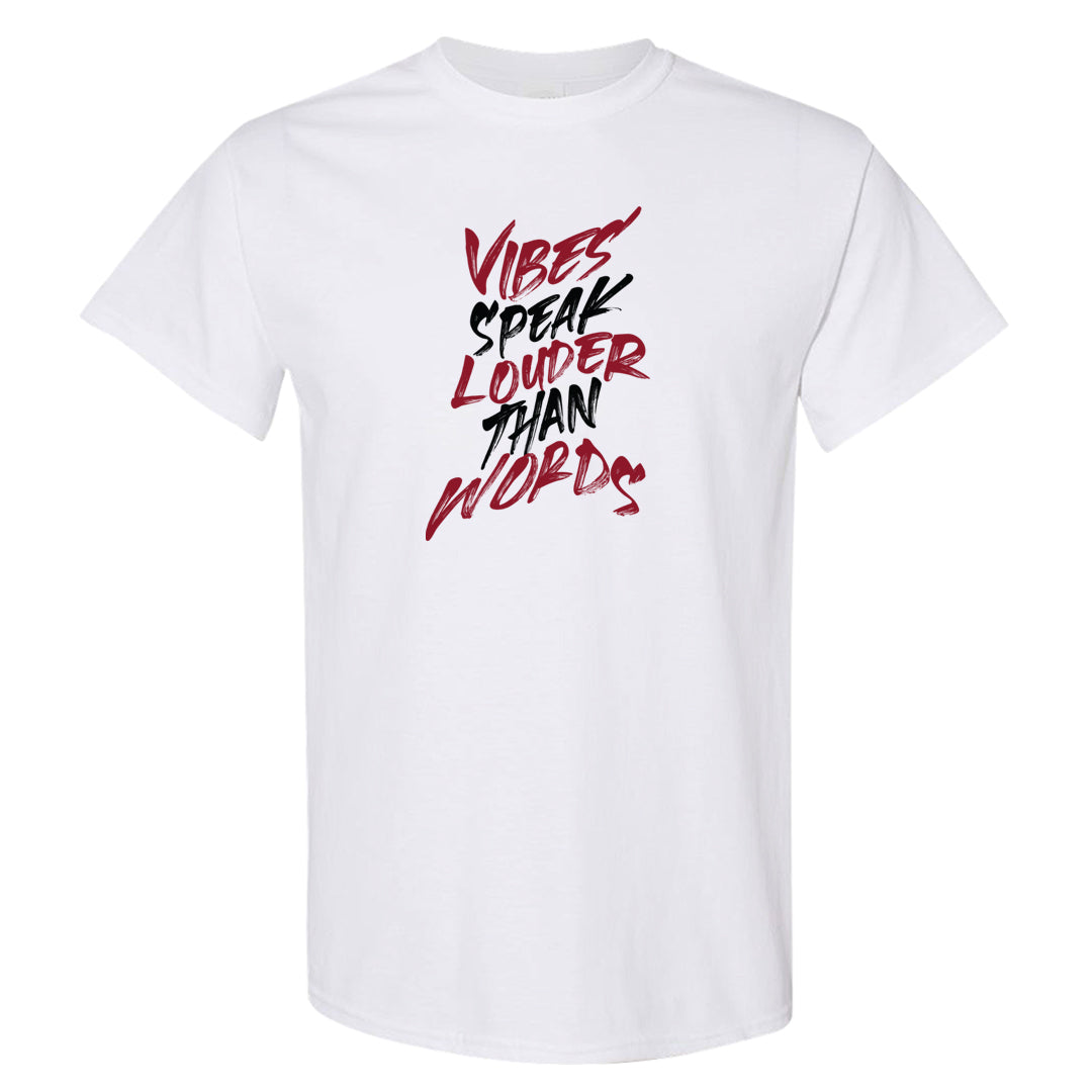Chicago Low AF 1s T Shirt | Vibes Speak Louder Than Words, White