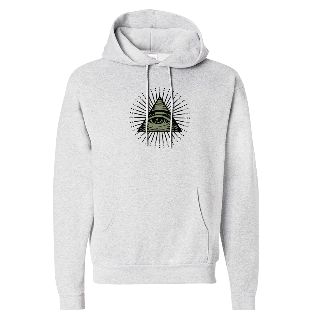 Color of The Month Low 1s Hoodie | All Seeing Eye, Ash