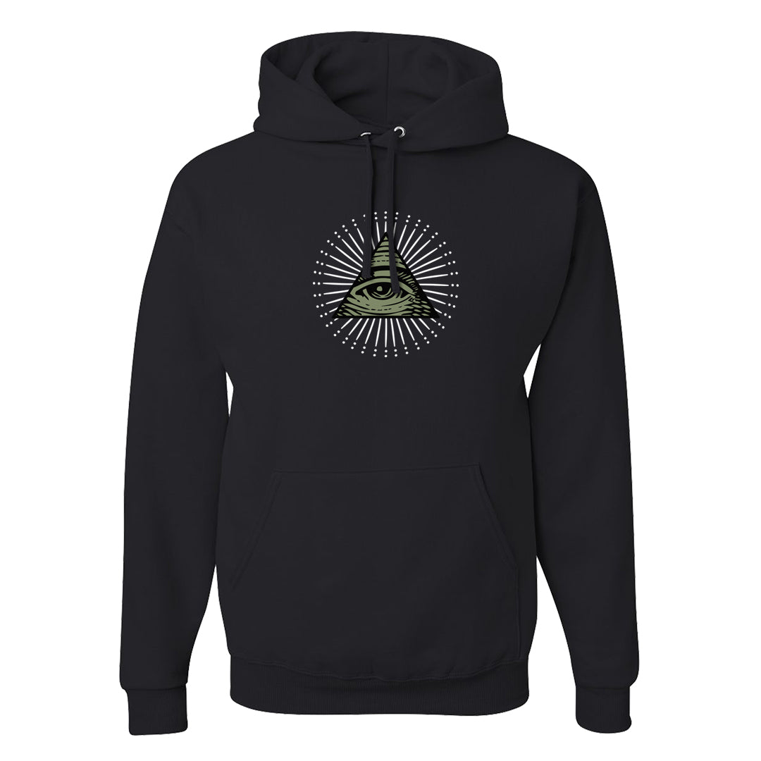 Color of The Month Low 1s Hoodie | All Seeing Eye, Black