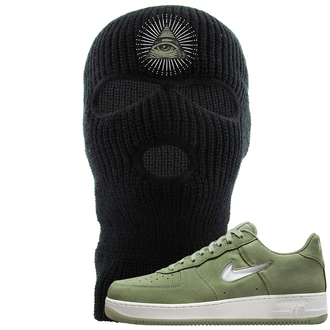 Color of The Month Low 1s Ski Mask | All Seeing Eye, Black