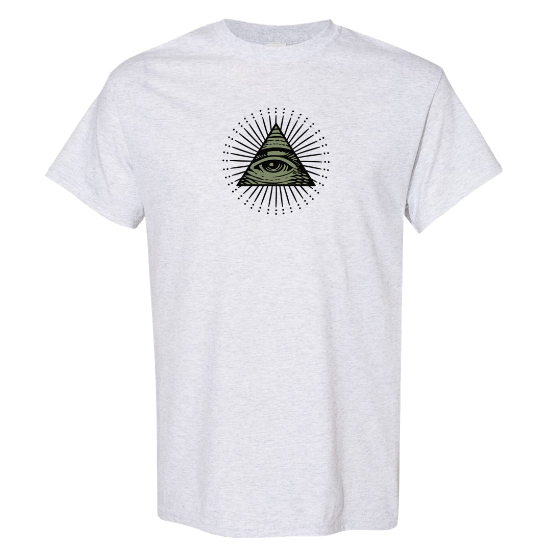 Color of The Month Low 1s T Shirt | All Seeing Eye, Ash