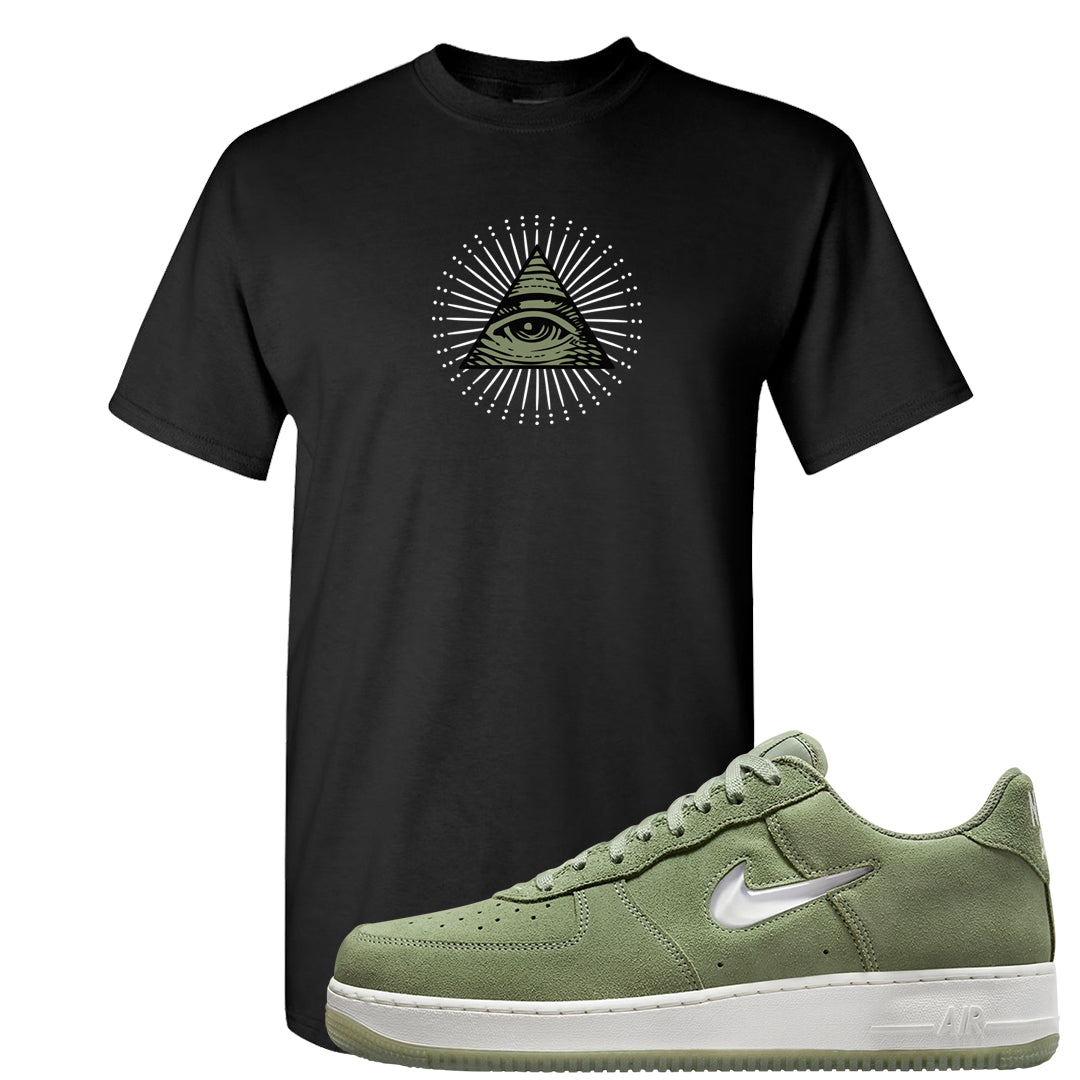 Color of The Month Low 1s T Shirt | All Seeing Eye, Black