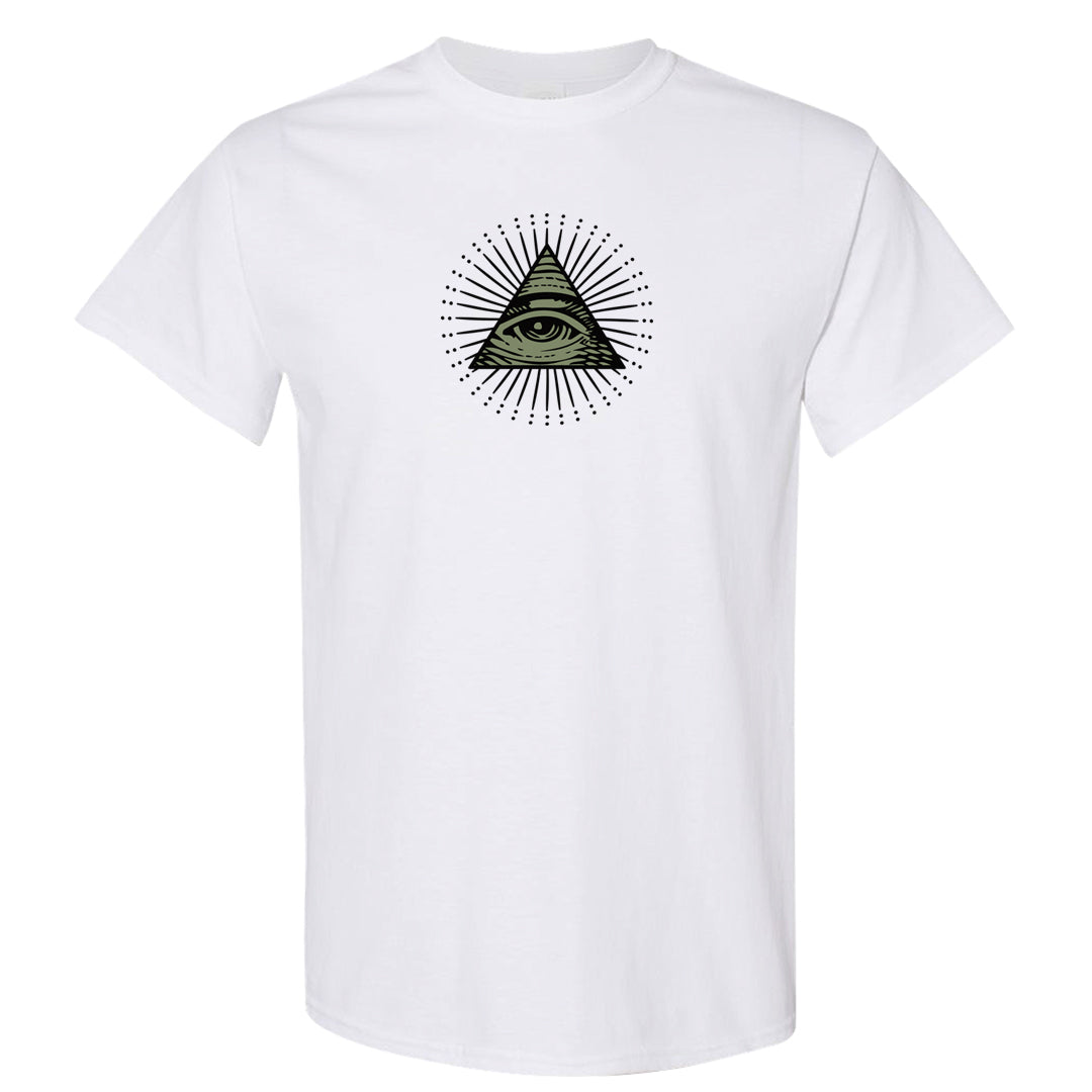 Color of The Month Low 1s T Shirt | All Seeing Eye, White