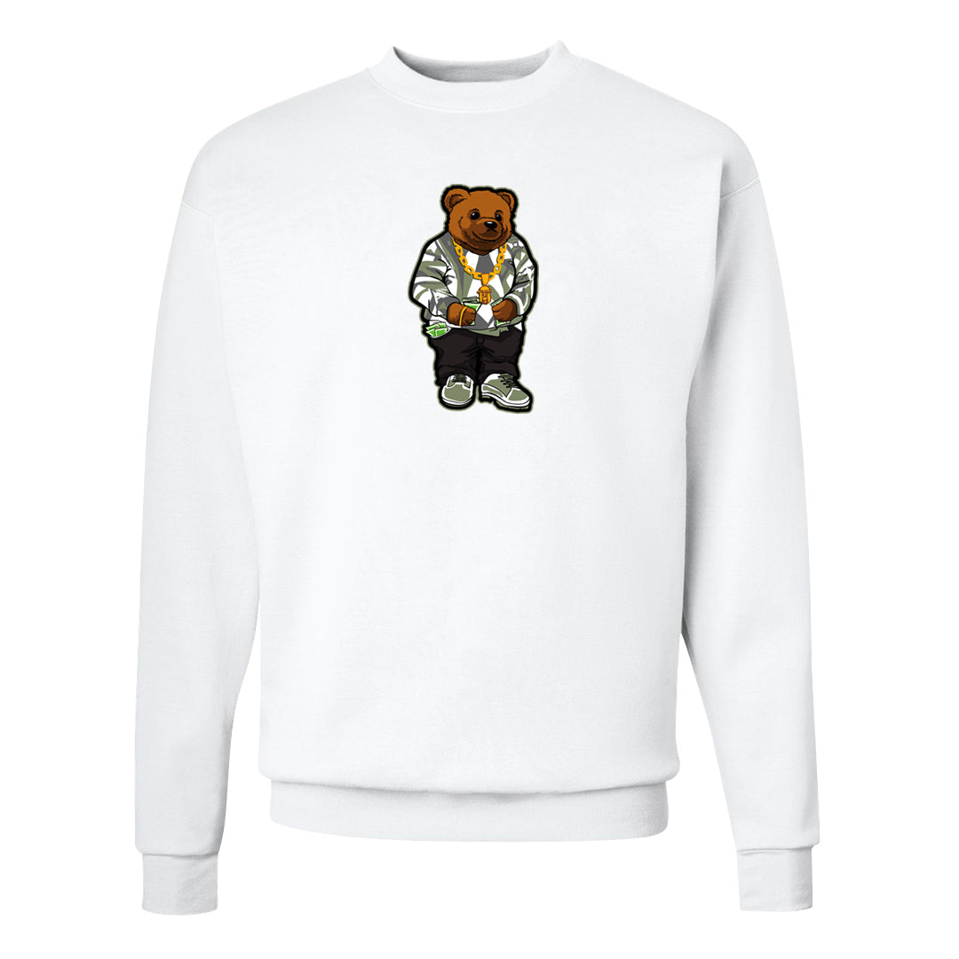 Color of The Month Low 1s Crewneck Sweatshirt | Sweater Bear, White