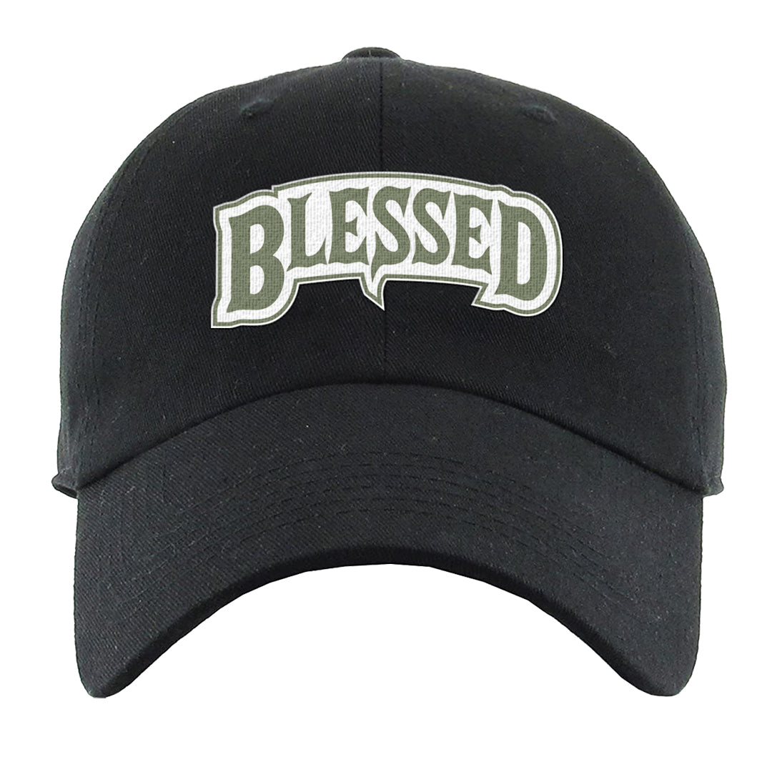 Color of The Month Low 1s Dad Hat | Blessed Arch, Black