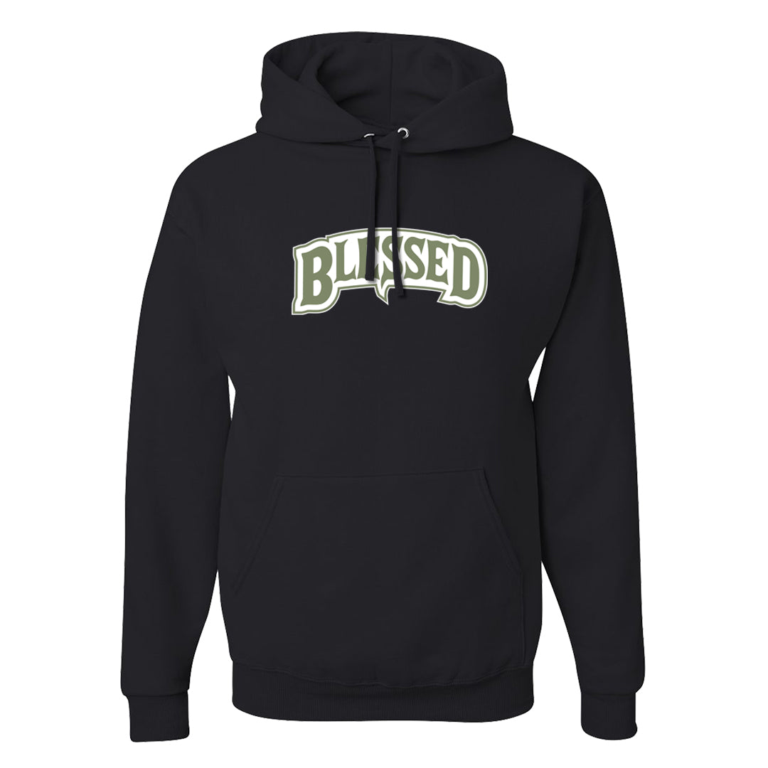 Color of The Month Low 1s Hoodie | Blessed Arch, Black