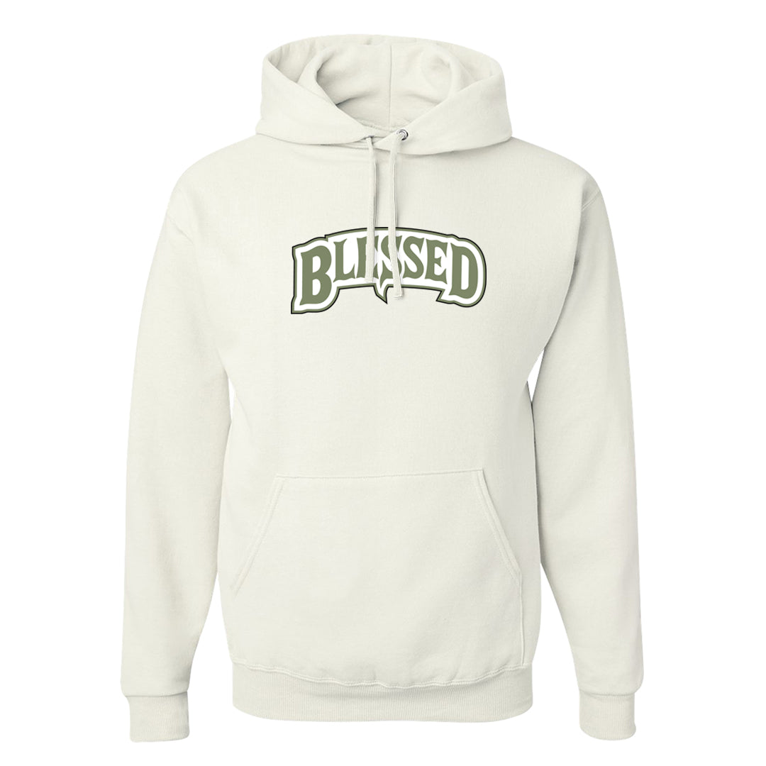 Color of The Month Low 1s Hoodie | Blessed Arch, White