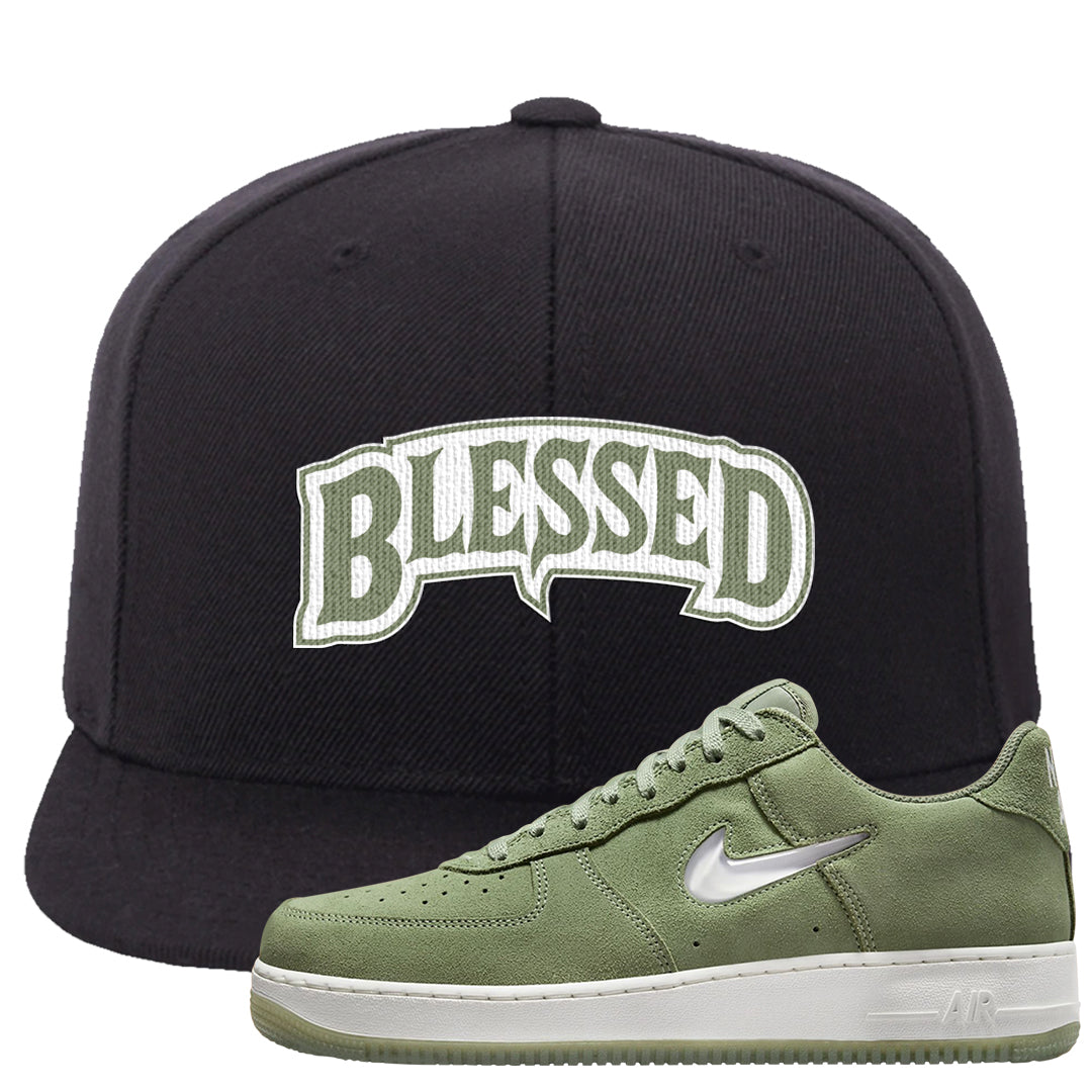 Color of The Month Low 1s Snapback Hat | Blessed Arch, Black