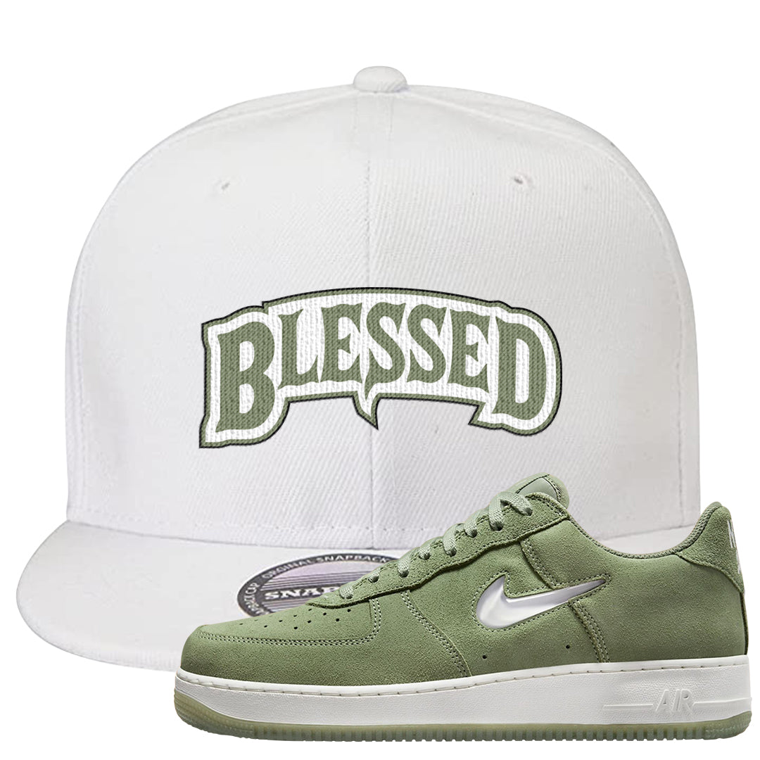 Color of The Month Low 1s Snapback Hat | Blessed Arch, White