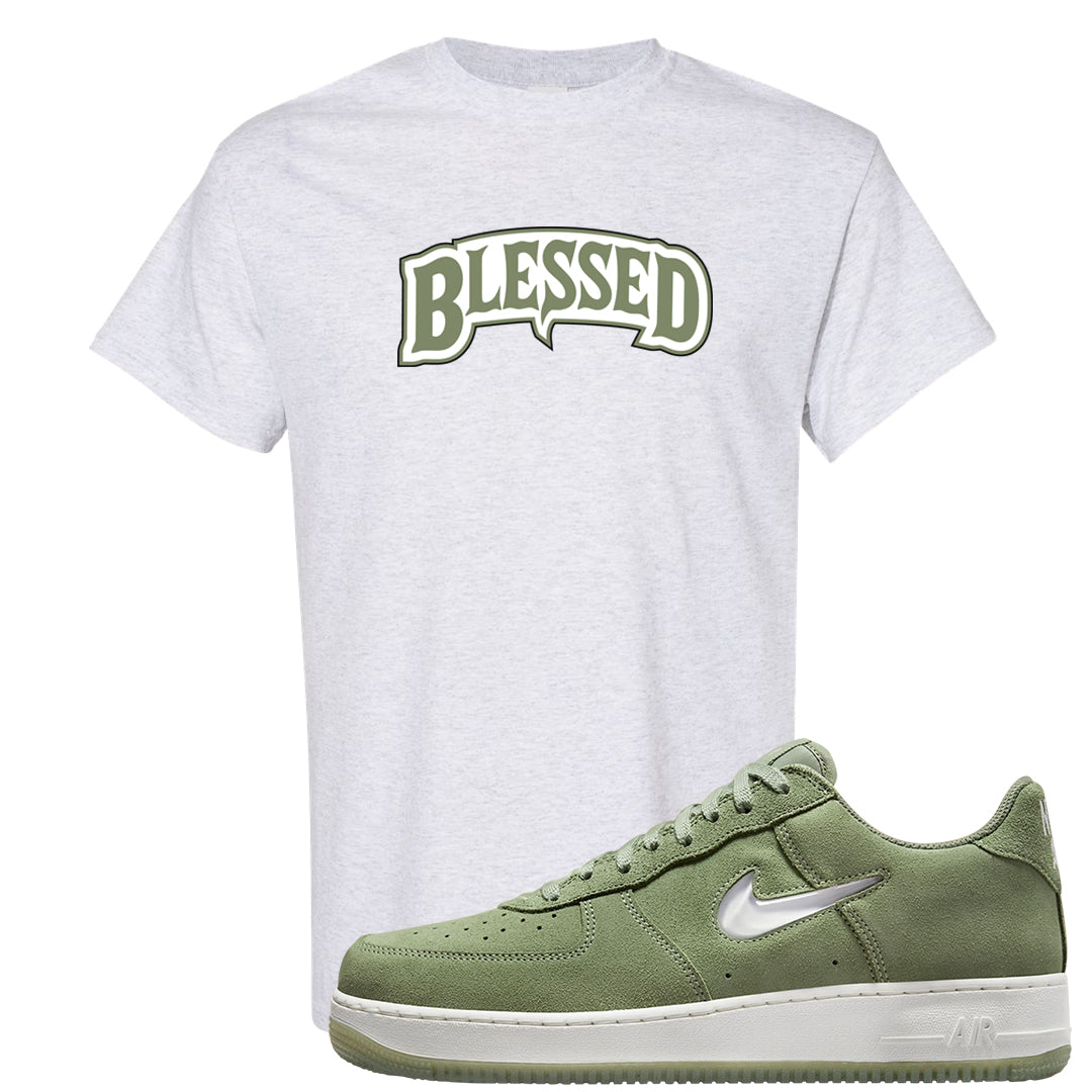 Color of The Month Low 1s T Shirt | Blessed Arch, Ash