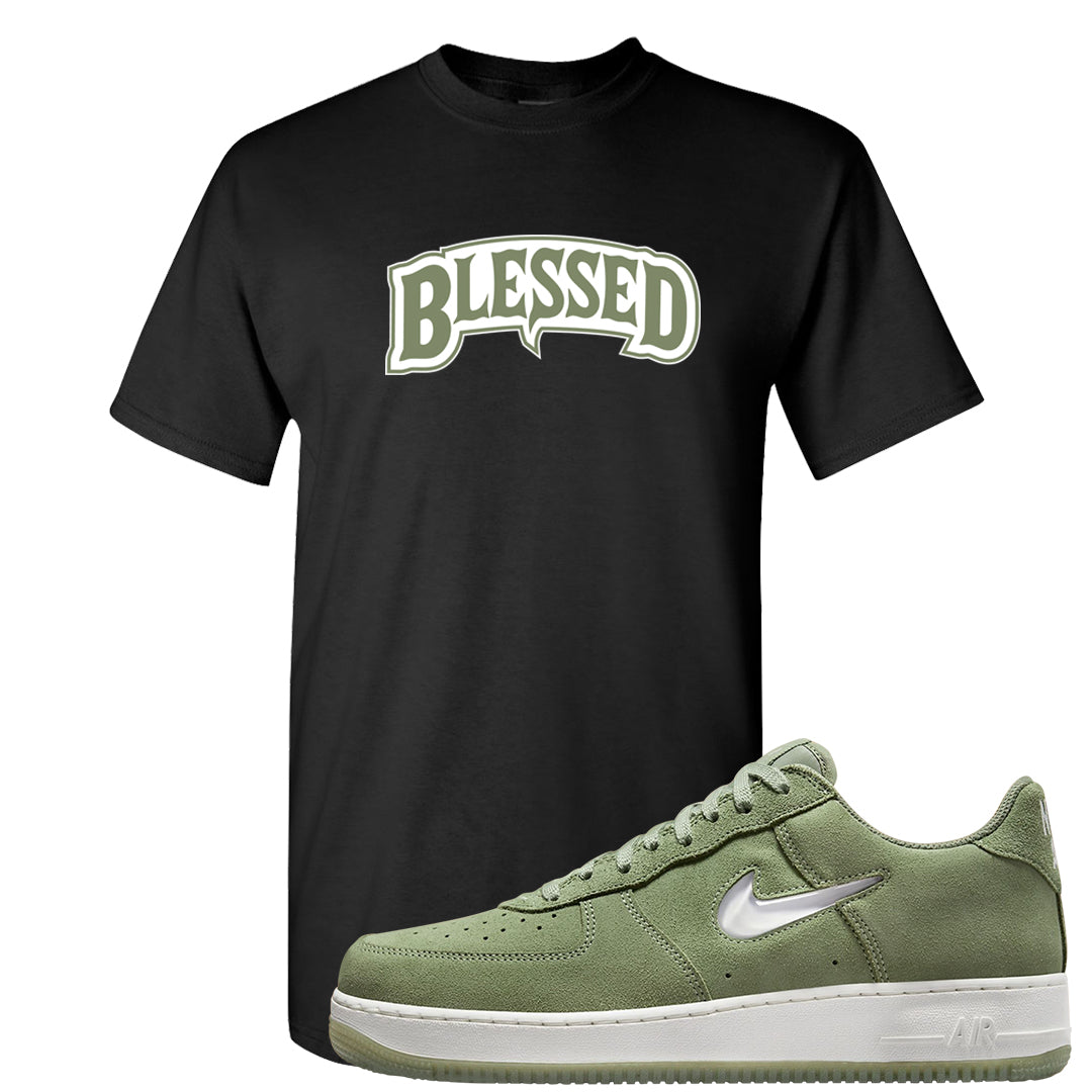 Color of The Month Low 1s T Shirt | Blessed Arch, Black