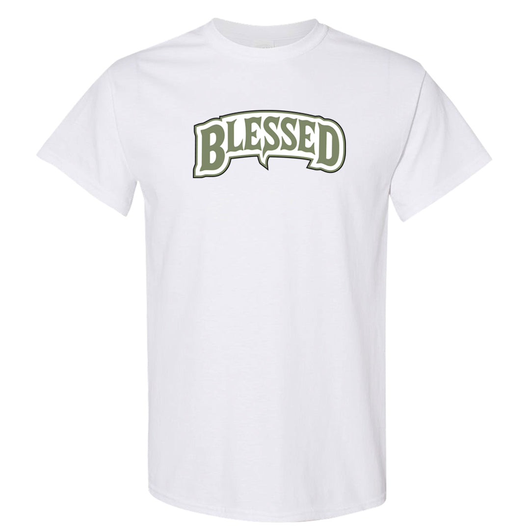 Color of The Month Low 1s T Shirt | Blessed Arch, White