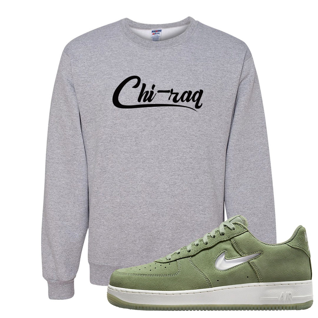 Color of The Month Low 1s Crewneck Sweatshirt | Chiraq, Ash