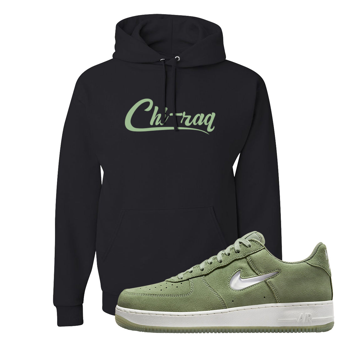 Color of The Month Low 1s Hoodie | Chiraq, Black