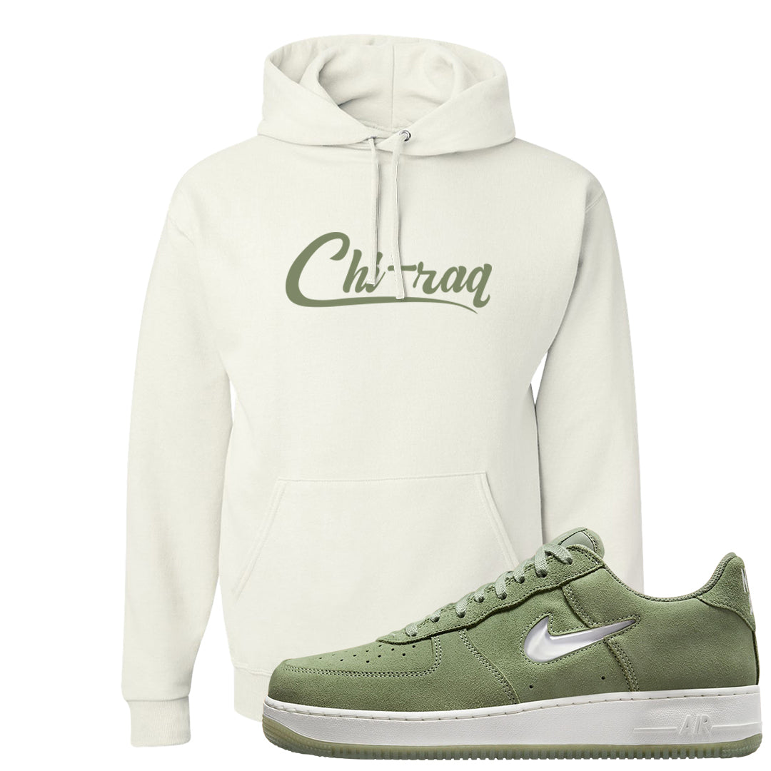 Color of The Month Low 1s Hoodie | Chiraq, White