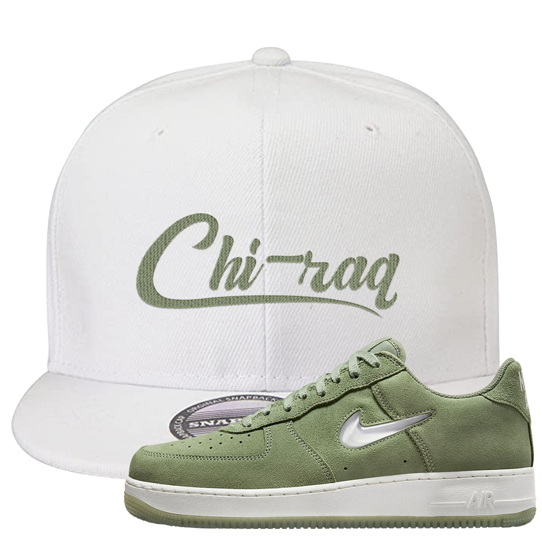 Color of The Month Low 1s Snapback Hat | Chiraq, White