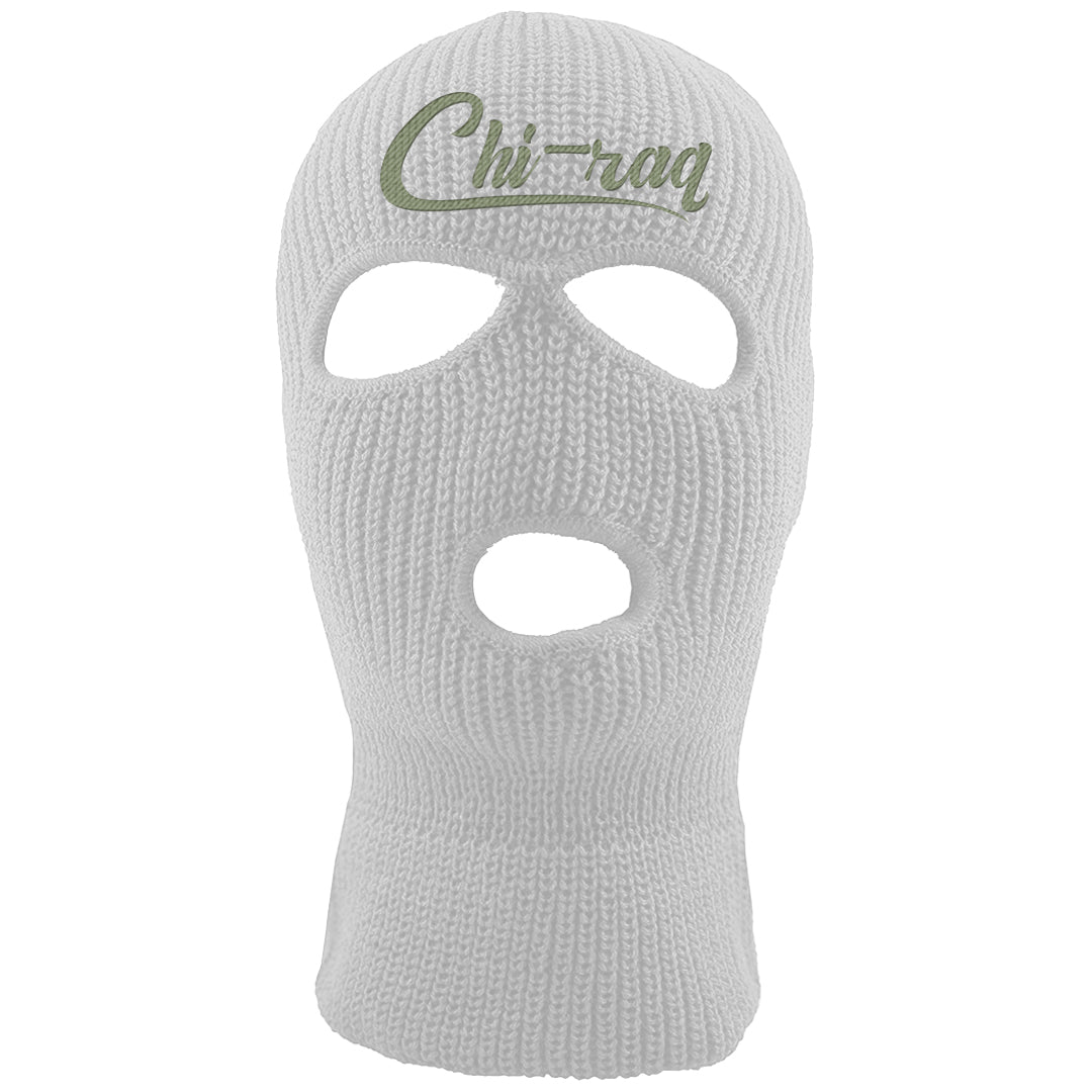 Color of The Month Low 1s Ski Mask | Chiraq, White